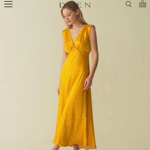 DOEN Tahlia Dress in Goldenrod Hillside Heather Medium